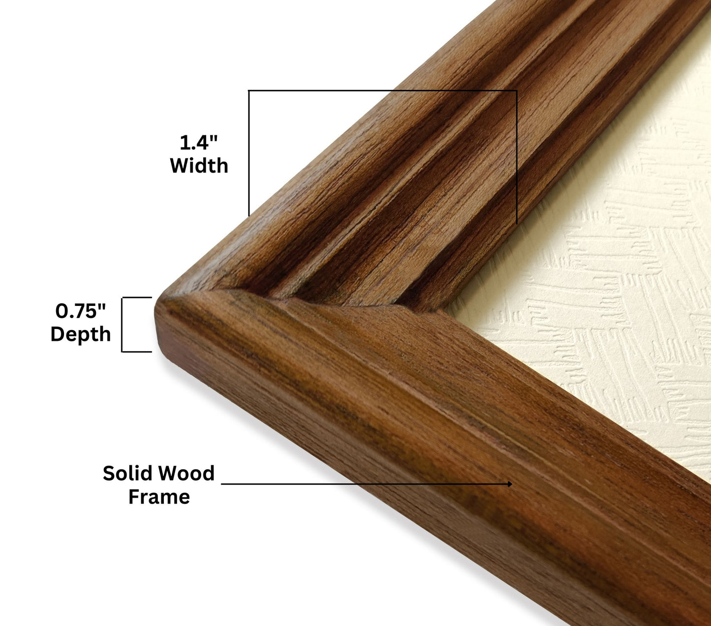 Wooden Photo Frame for Wall | Premium Solid Wood Picture Frame | Wall Decor & Artwork Display