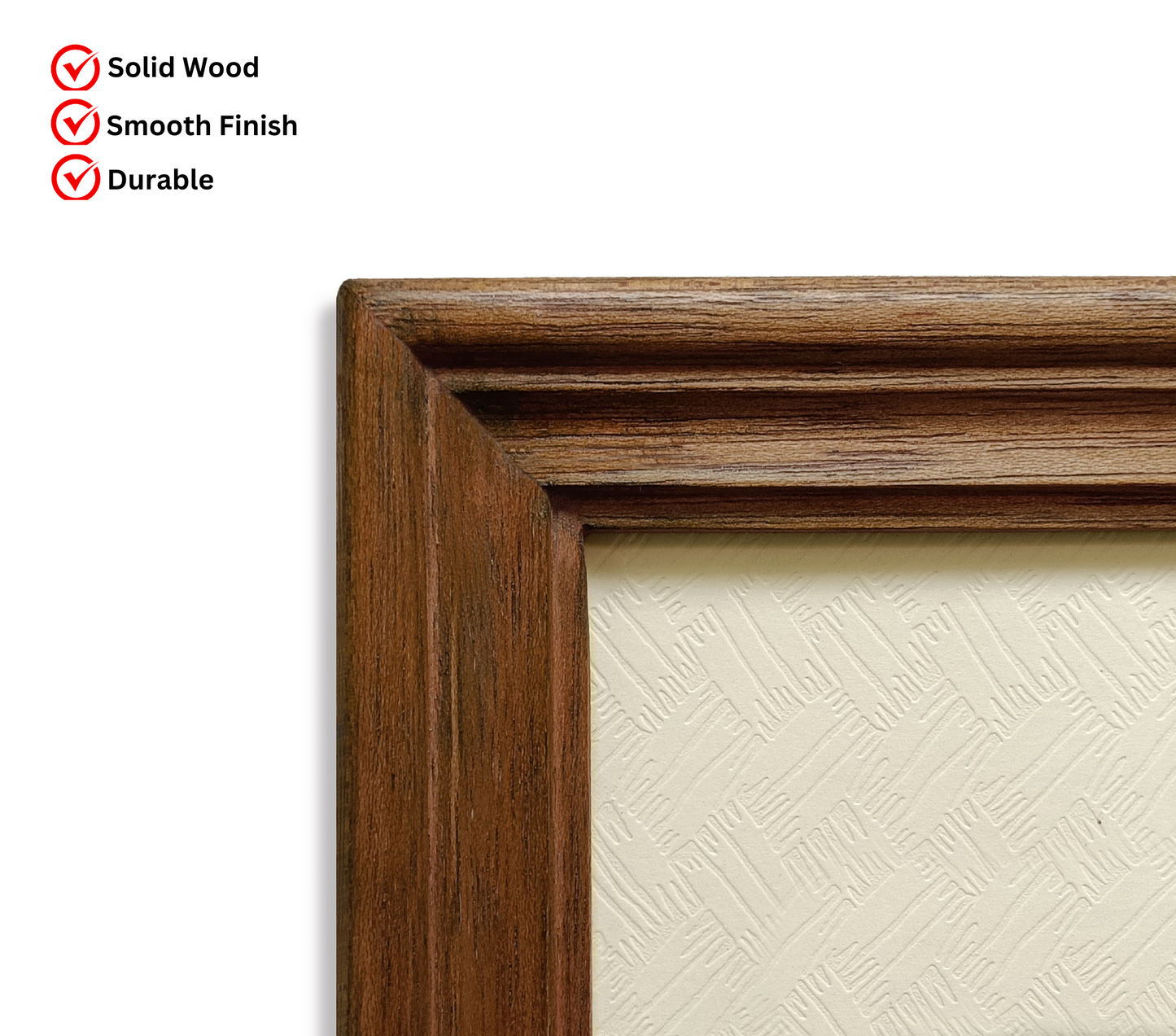 Wooden Photo Frame for Wall | Premium Solid Wood Picture Frame | Wall Decor & Artwork Display