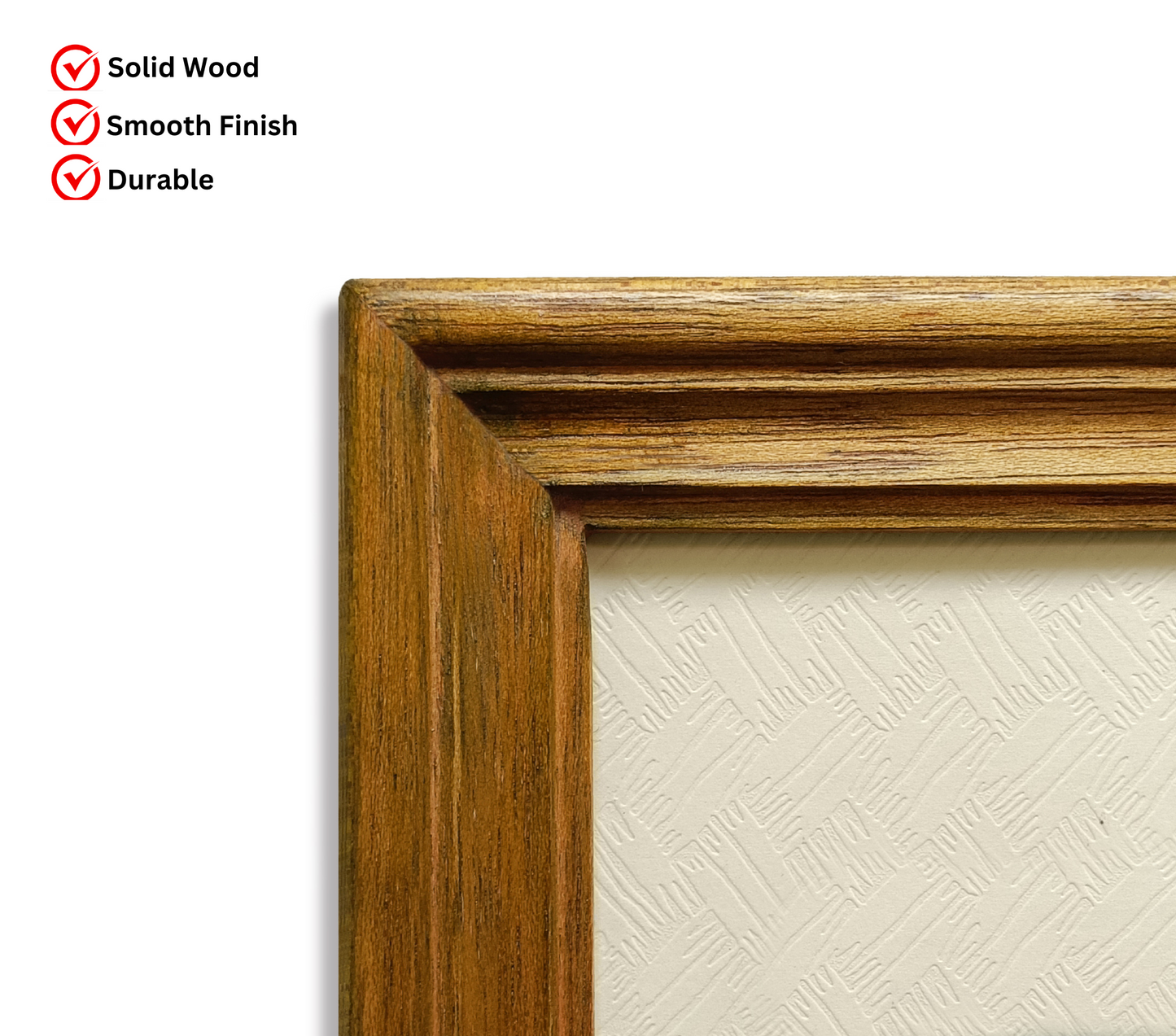 Wooden Photo Frame for Wall | Premium Solid Wood Picture Frame | Wall Decor & Artwork Display