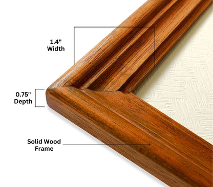 Wooden Photo Frame for Wall | Premium Solid Wood Picture Frame | Wall Decor & Artwork Display