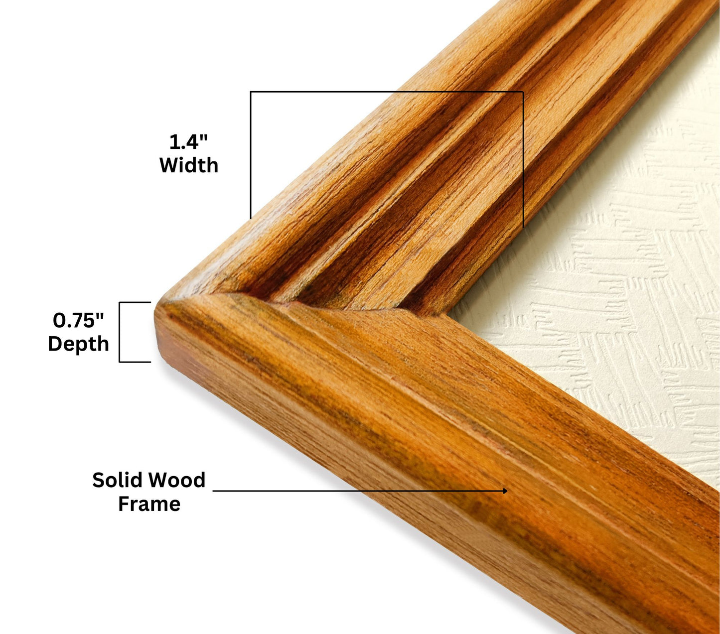 Wooden Photo Frame for Wall | Premium Solid Wood Picture Frame | Wall Decor & Artwork Display
