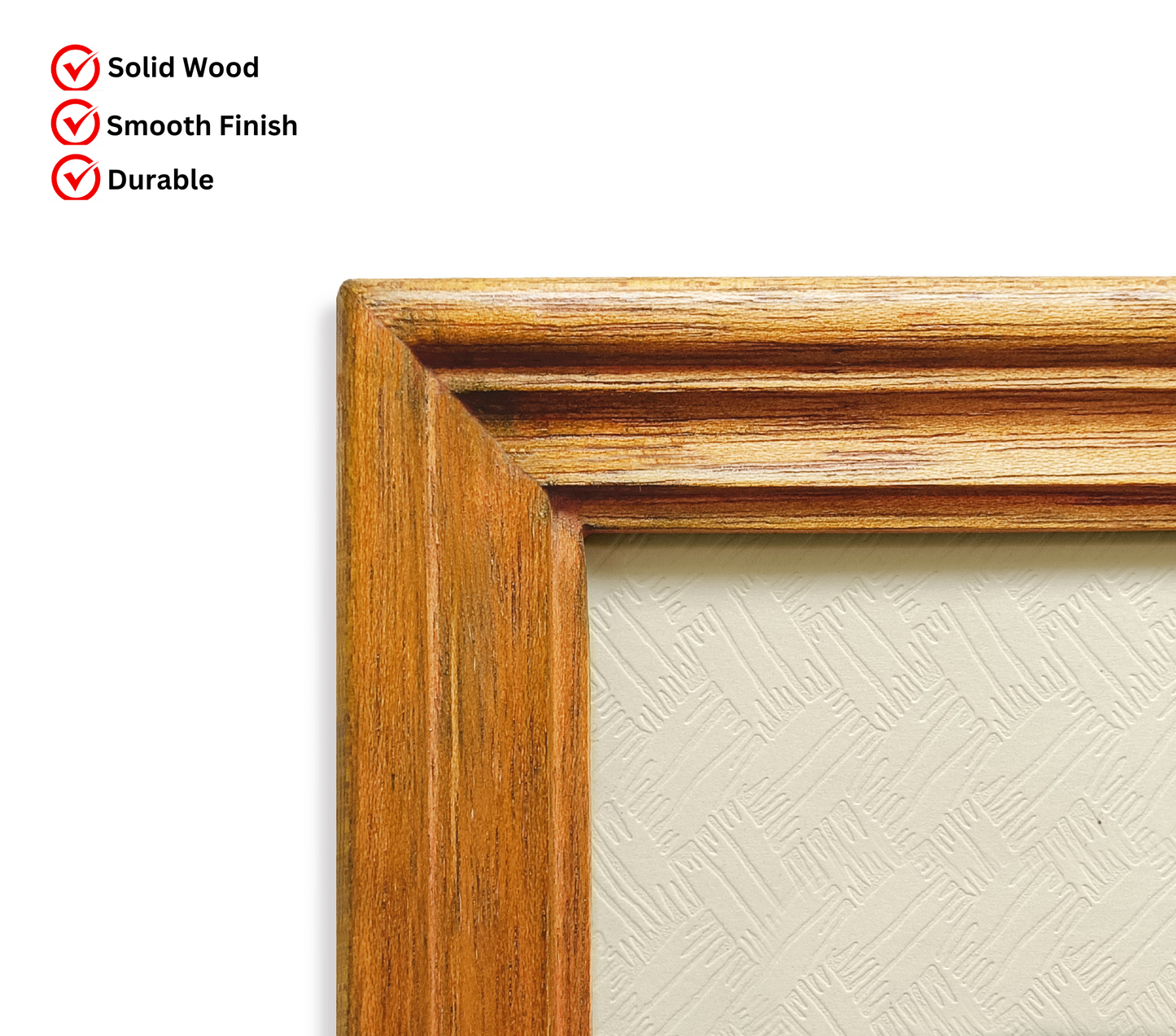 Wooden Photo Frame for Wall | Premium Solid Wood Picture Frame | Wall Decor & Artwork Display