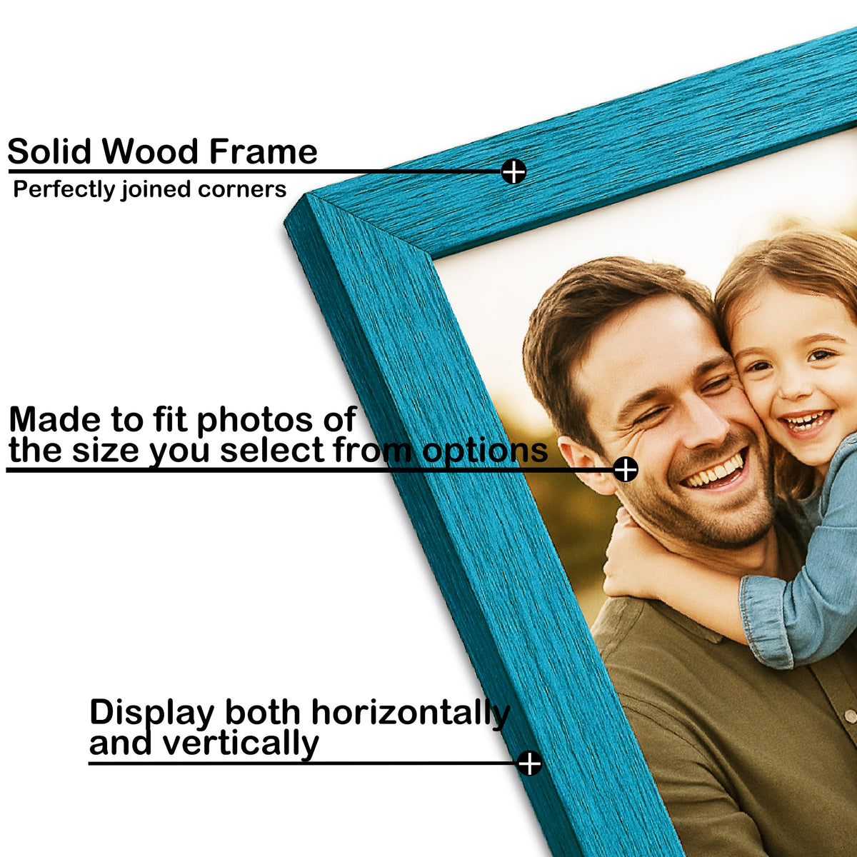 Premium Solid Wood Photo Frame for Wall | Wooden Picture Frame & Wall Decor