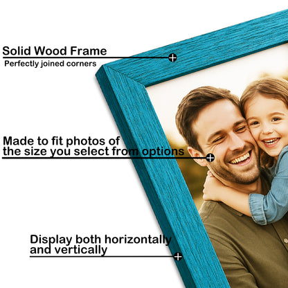 Premium Solid Wood Photo Frame for Wall | Wooden Picture Frame & Wall Decor